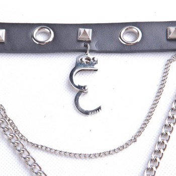 Spikes-Rivets-Punk-Necklaces HJ351