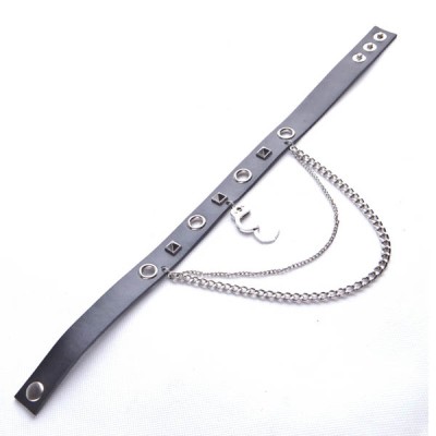 Spikes-Rivets-Punk-Necklaces HJ351