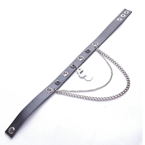 Spikes-Rivets-Punk-Necklaces HJ351