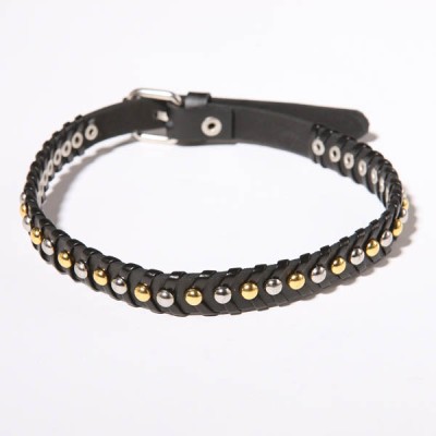 Spikes-Rivets-Punk-Necklaces HJ359