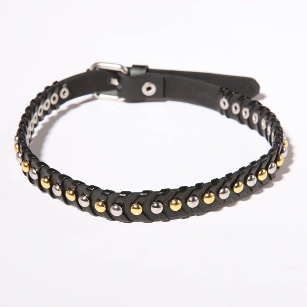Spikes-Rivets-Punk-Necklaces HJ359