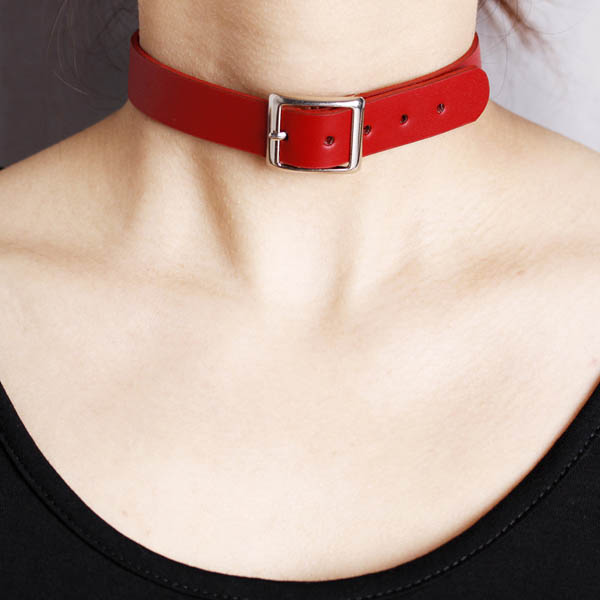 Spikes-Rivets-Punk-Necklaces HJ360