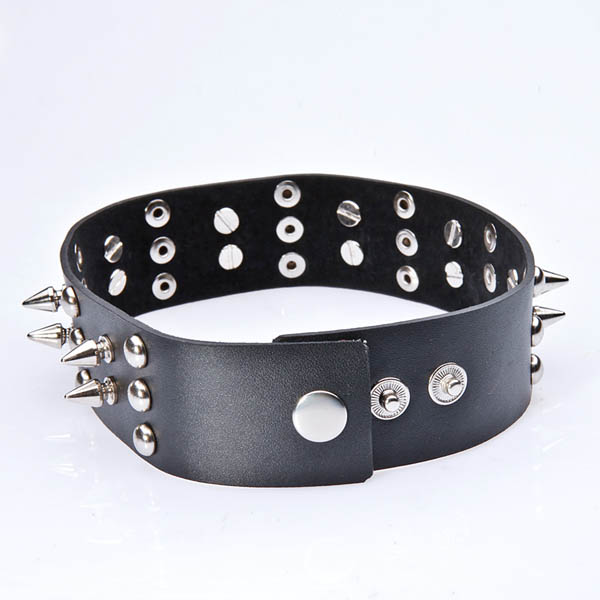 Spikes-Rivets-Punk-Necklaces HJ361
