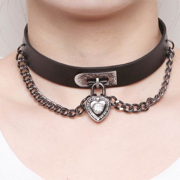Spikes-Rivets-Punk-Necklaces HJ363