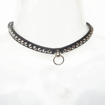 Spikes-Rivets-Punk-Necklaces HJ365