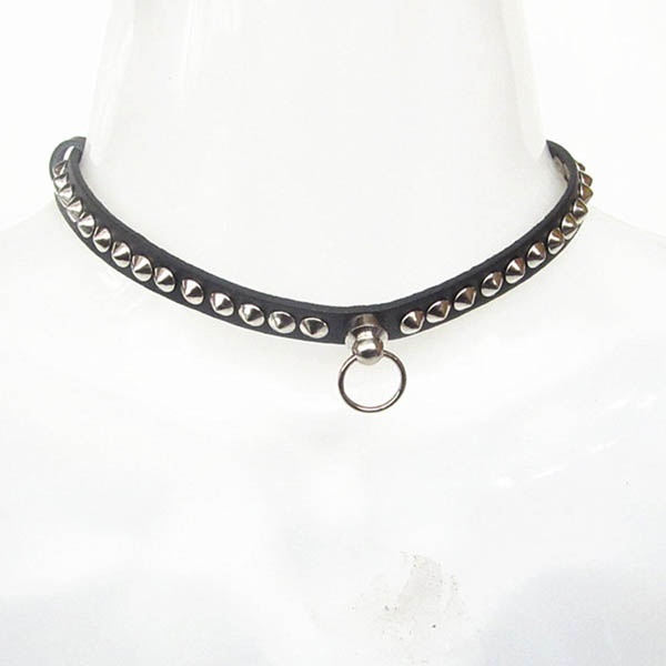 Spikes-Rivets-Punk-Necklaces HJ365