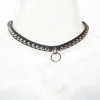 Spikes-Rivets-Punk-Necklaces HJ365