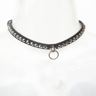 Spikes-Rivets-Punk-Necklaces HJ365