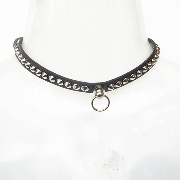 Spikes-Rivets-Punk-Necklaces HJ365