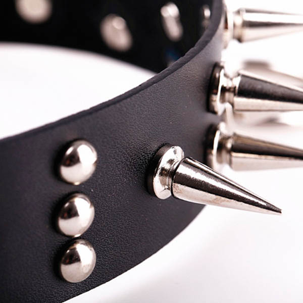 Spikes-Rivets-Punk-Necklaces HJ367