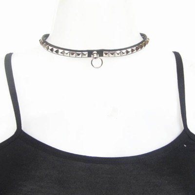 Spikes-Rivets-Punk-Necklaces HJ370