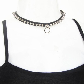 Spikes-Rivets-Punk-Necklaces HJ371