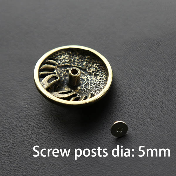 NA076 Relief Skull Indian Chief Conchos 30mm