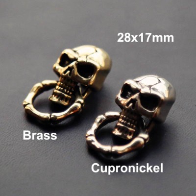 NA078 Japanese Skull Conchos 28x17mm