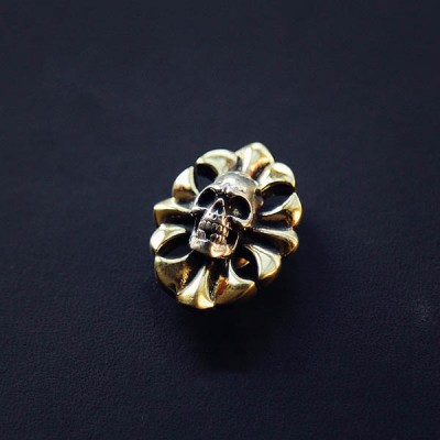 NA085 Skull conchos 20x28mm