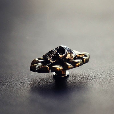 NA085 Skull conchos 20x28mm