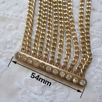 XL108 DIY diamond chain buckles/Clothes decoration/Shoes Accessories/Badges rivets/decorative buckle/Tassel chain 54mm MOQ 10pcs