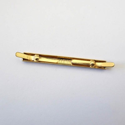 XL126 DIY jewelry accessories elongated strip rivet/Light gold stick/Metal buckles clip 6x59mm MOQ 10pcs