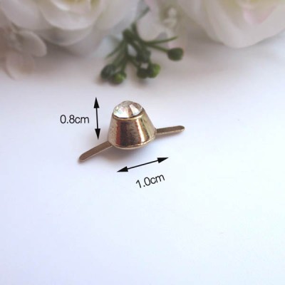 XL128 Wholesale Bucket Studs Diamond 10x8mm 100pcs/bag