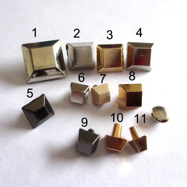 XL303 Trapezoid Shaped Rivets 100pcs/bag