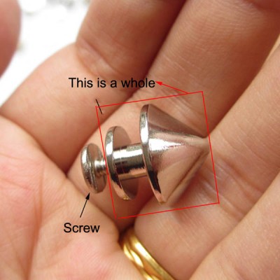 DIY Spike/Umbrella-Shaped Pointed  nail Cone Screw Spikes XL507 11x13.5mm 100pcs/bag