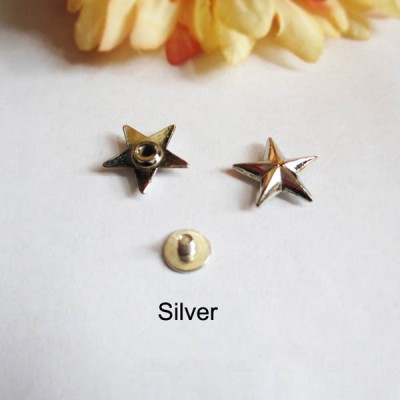 Pentagram Screw Spikes XL508 14x5mm 100pcs/bag