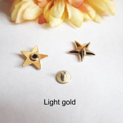 Pentagram Screw Spikes XL508 14x5mm 100pcs/bag