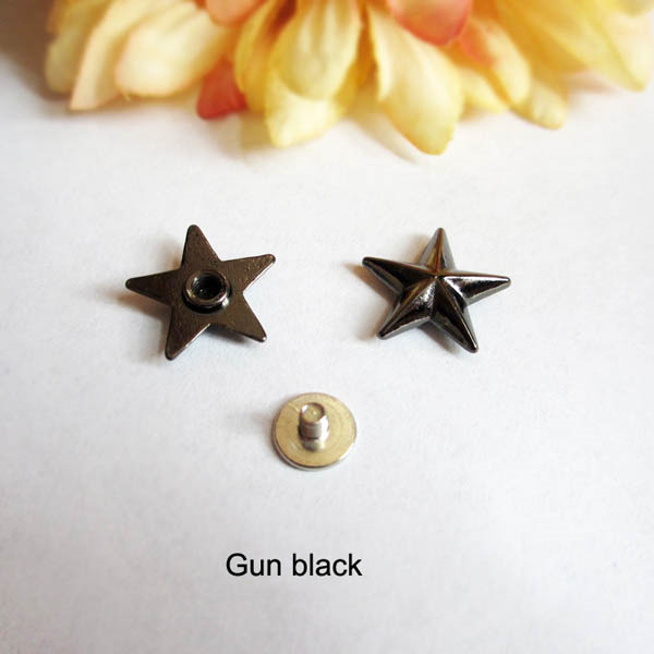 Pentagram Screw Spikes XL508 14x5mm 100pcs/bag