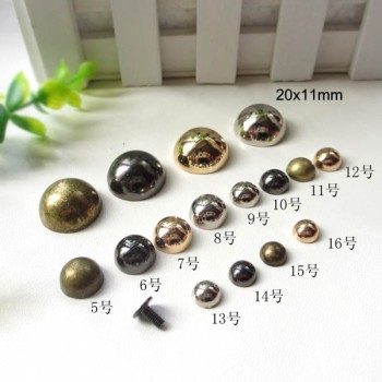 Wholesale Dome&Mushrooms Spikes XL509 20x11mm 100pcs/bag