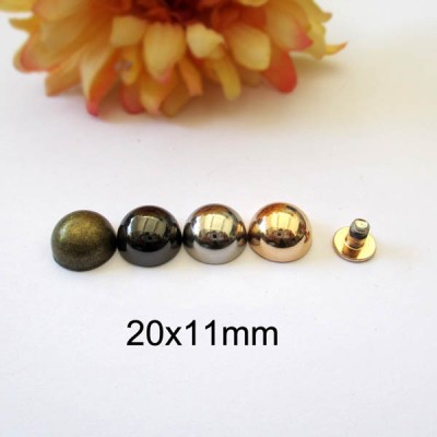 Wholesale Dome&Mushrooms Spikes XL509 20x11mm 100pcs/bag