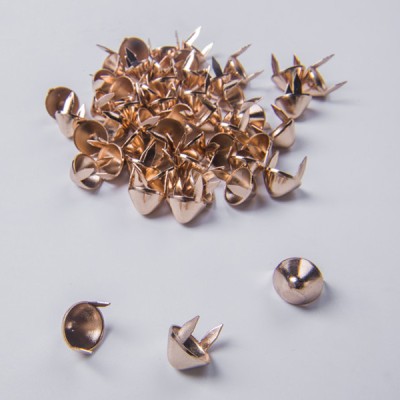 B106-Standard UK77 Cone Iron Studs 12x6.5mm 100pcs/bag