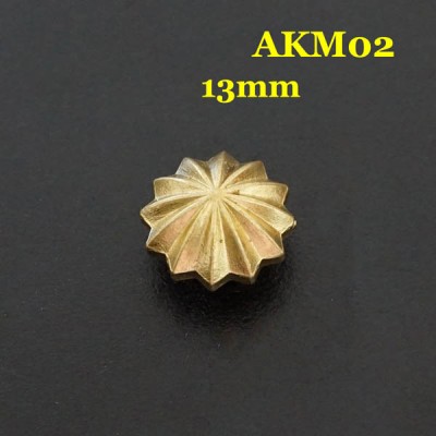 AKM02-13 Concho Leather 13mm 1pc/bag