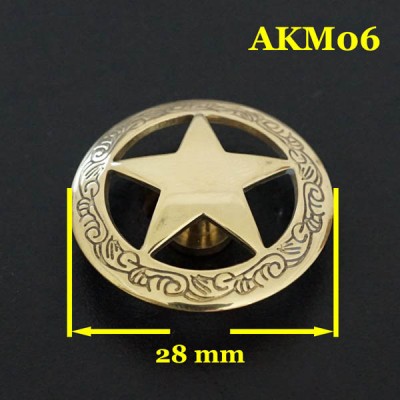 AKM06-28 Cheap Western Conchos 28mm 1pc/bag