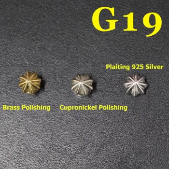 G19 Custom Saddle Conchos 10mm 1pc/bag