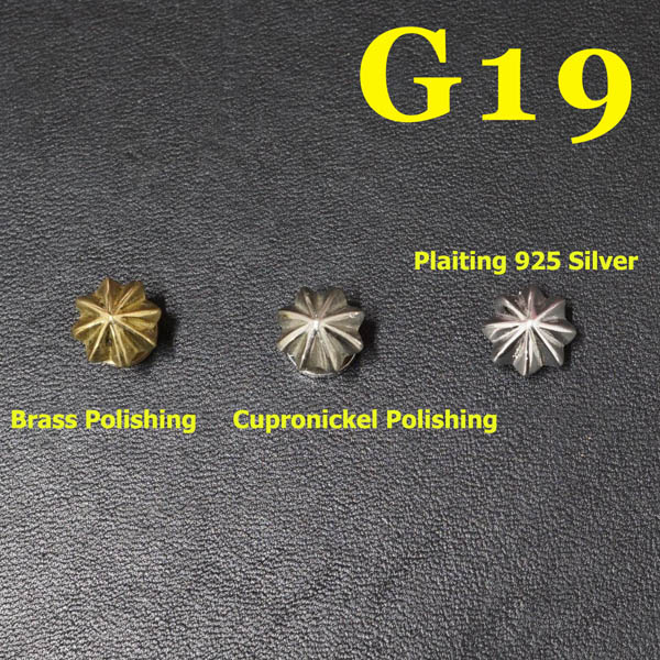 G19 Custom Saddle Conchos 10mm 1pc/bag