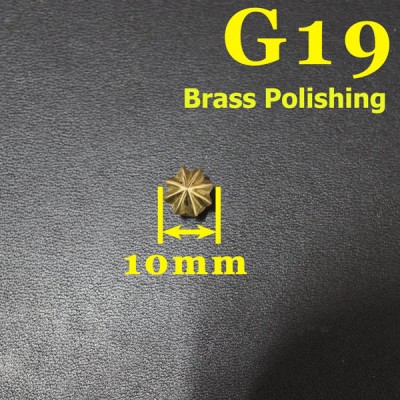 G19 Custom Saddle Conchos 10mm 1pc/bag