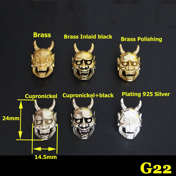 G22 Prajna Horn Conchos  14.5x24mm 1pc/bag