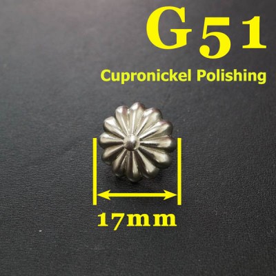 G51 Conchos For Tack Studs 17mm 1pc/bag