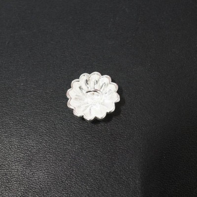 G52 Pure Brass Pumpkin Round Buckle Conchos 17mm 1pc/bag