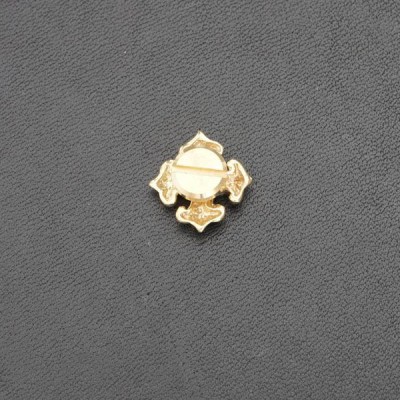 H124 Brass Conchos Cross 15.5mm 1pc/bag