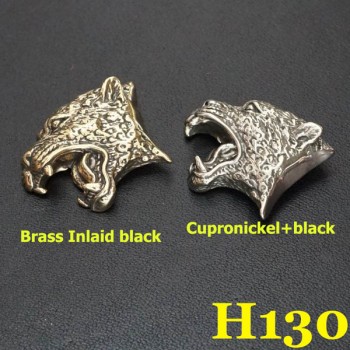 H130 Brass Leopard Conchos 24x31mm 1pc/bag