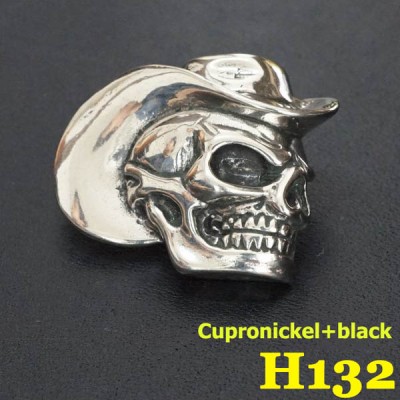 H132 Conchos Craft Skull Cowboy 30x37mm 1pc/bag