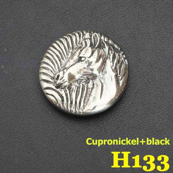 H133 Horse Head Conchos 30mm 1pc/bag
