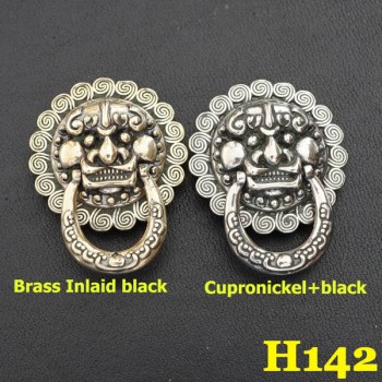 H142 Brass Conchos 27x35mm 1pc/bag