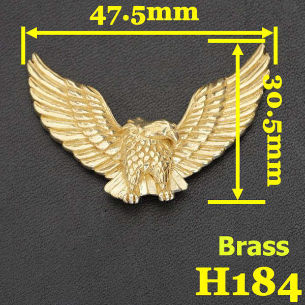 H184 Custom Concho 47.5x30.5mm 1pc/bag