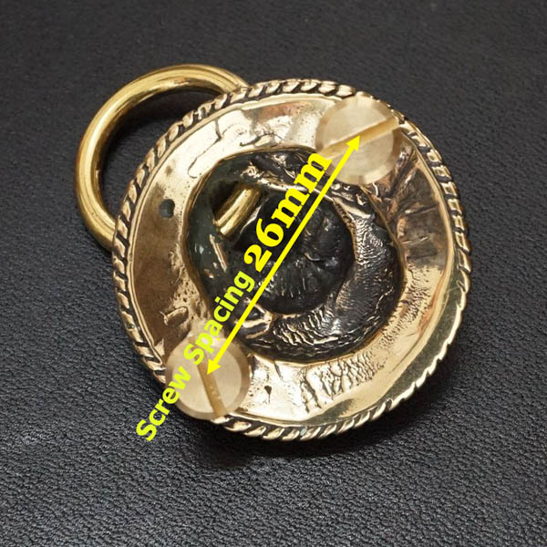 H203 Screwback Conchos 35mm 1pc/bag