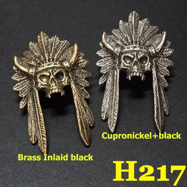 H217 Long Hair Chiefs conchos 54x33.5mm 1pc/bag