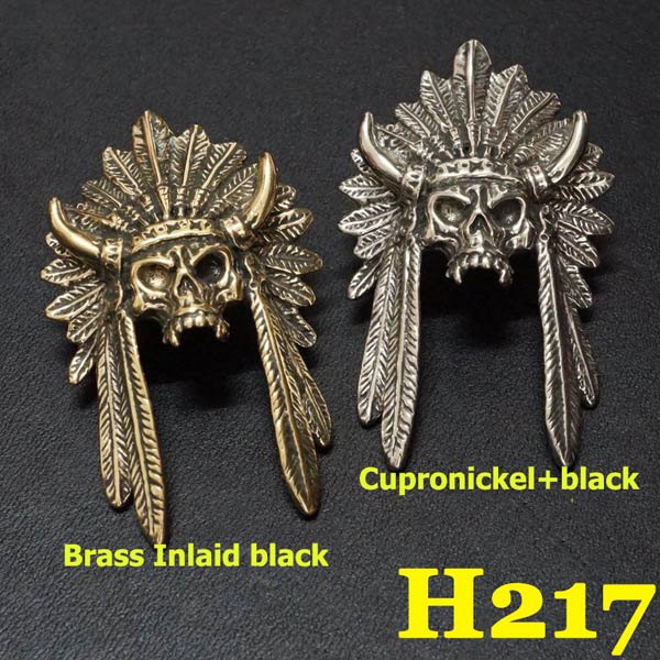 H217 Long Hair Chiefs conchos 54x33.5mm 1pc/bag