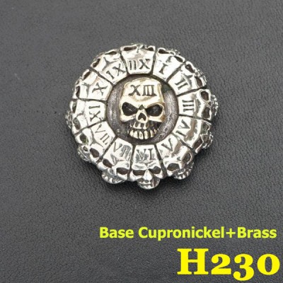 H230 Cupronickel Death Clock Conchos 29mm 1pc/bag