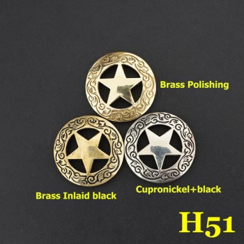 H51  Western Texas Star Concho 28.5mm 1pc/bag